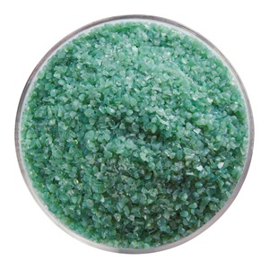 Bullseye Mineral Grøn Opal Frit Mellem. 0117-0002 2.225kg