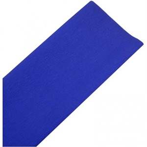 Crepepapir, 50x250 cm, Blå, 10 læg