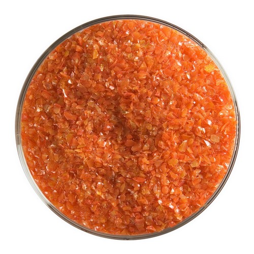 Bullseye Pimento Rød Opal Frit Mellem.  0225-0002  2.225kg