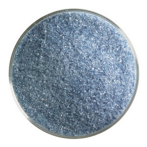 Bullseye Stålblå Transparent Frit Fin 1406-0001, 2.225kg