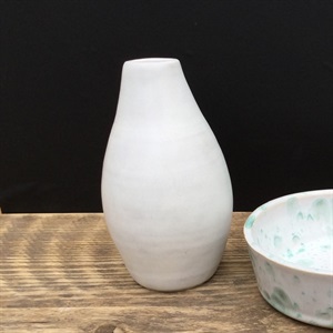 Botz Stentøjglasur til keramik, Creme. Vase