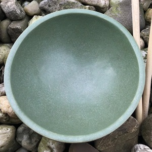 Botz Stentøjglasur til keramik, Grøn Granit. Velegnet til at lave service