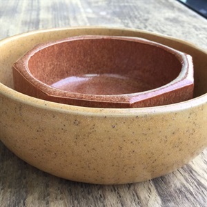 Botz Stentøjglasur til keramik, Okker Granit
