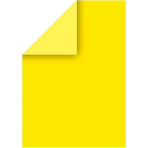Color Bar, 21x30 cm, gul, ensfarvet, 10 ark