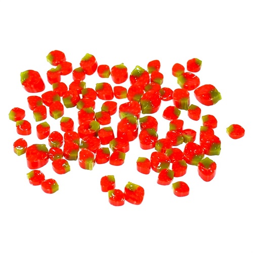 Bullseye Millefiori, Jordbær, 50g