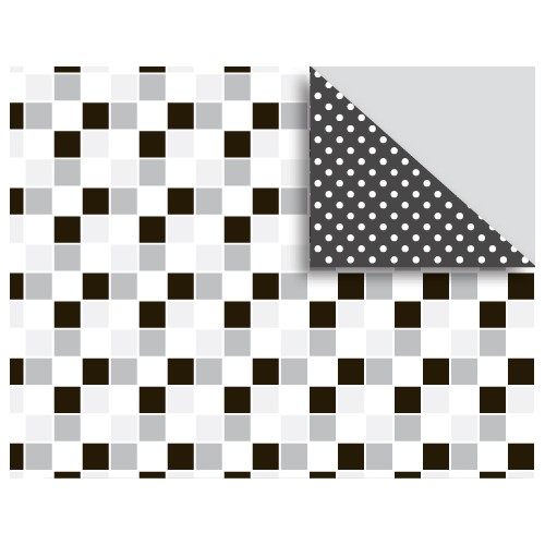 Color Bar, 21x30 cm, sort, firkanter/prikker, 10 ark