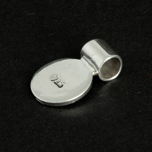 Sølvophæng Rund 10mm Sterling Sølv