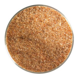 Bullseye Brun/Orange Transparent Frit Fin 1321-0001, 2.225kg