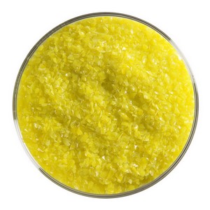 Bullseye Citron-Gul Opal Frit Mellem.  0120-0002  2.225kg